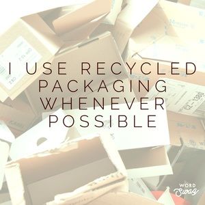 ♻️I recycle packaging♻️